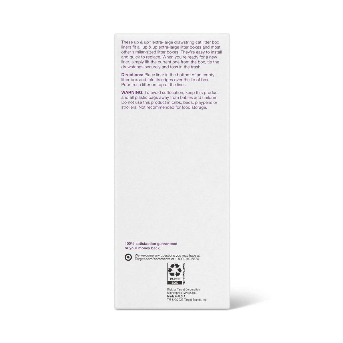 Cat Litter Liners D451