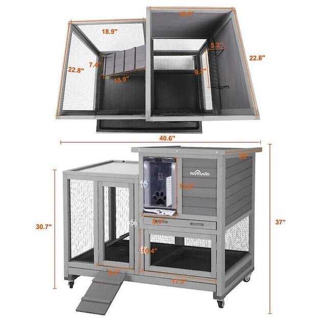 Outdoor & Indoor Bunny Hutch D5096