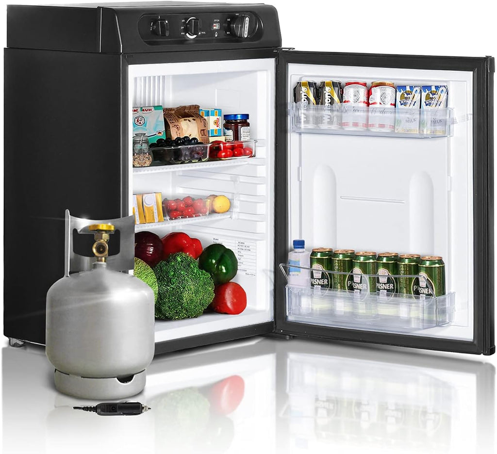 12V Compact Fridge, 1.4 Cu.Ft, Black O422782