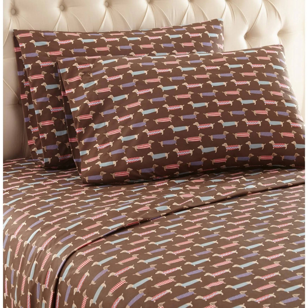 Micro Flannel Printed Sheet Set California King B252697