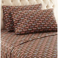 Micro Flannel Printed Sheet Set California King B252697