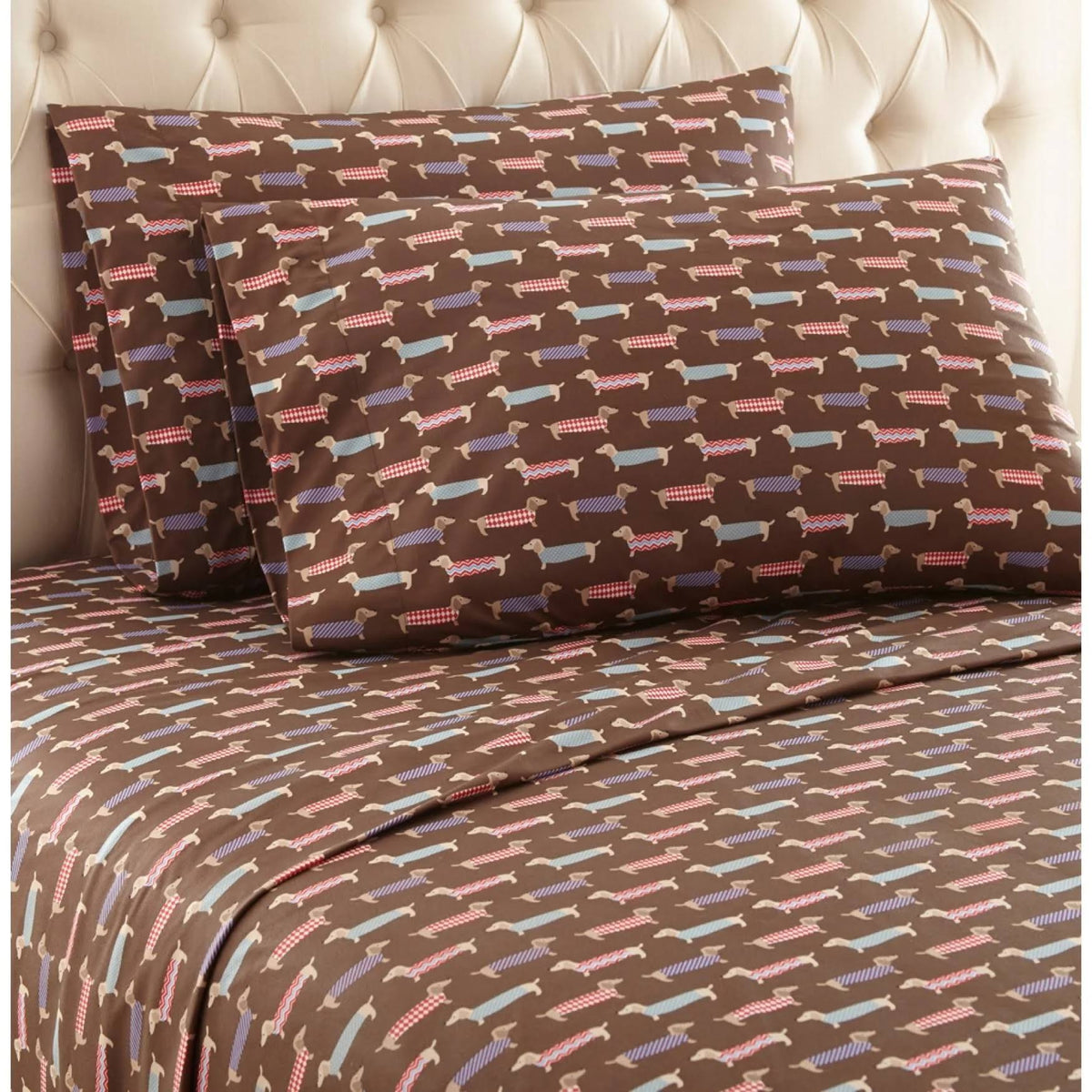 Micro Flannel Printed Sheet Set California King B252697