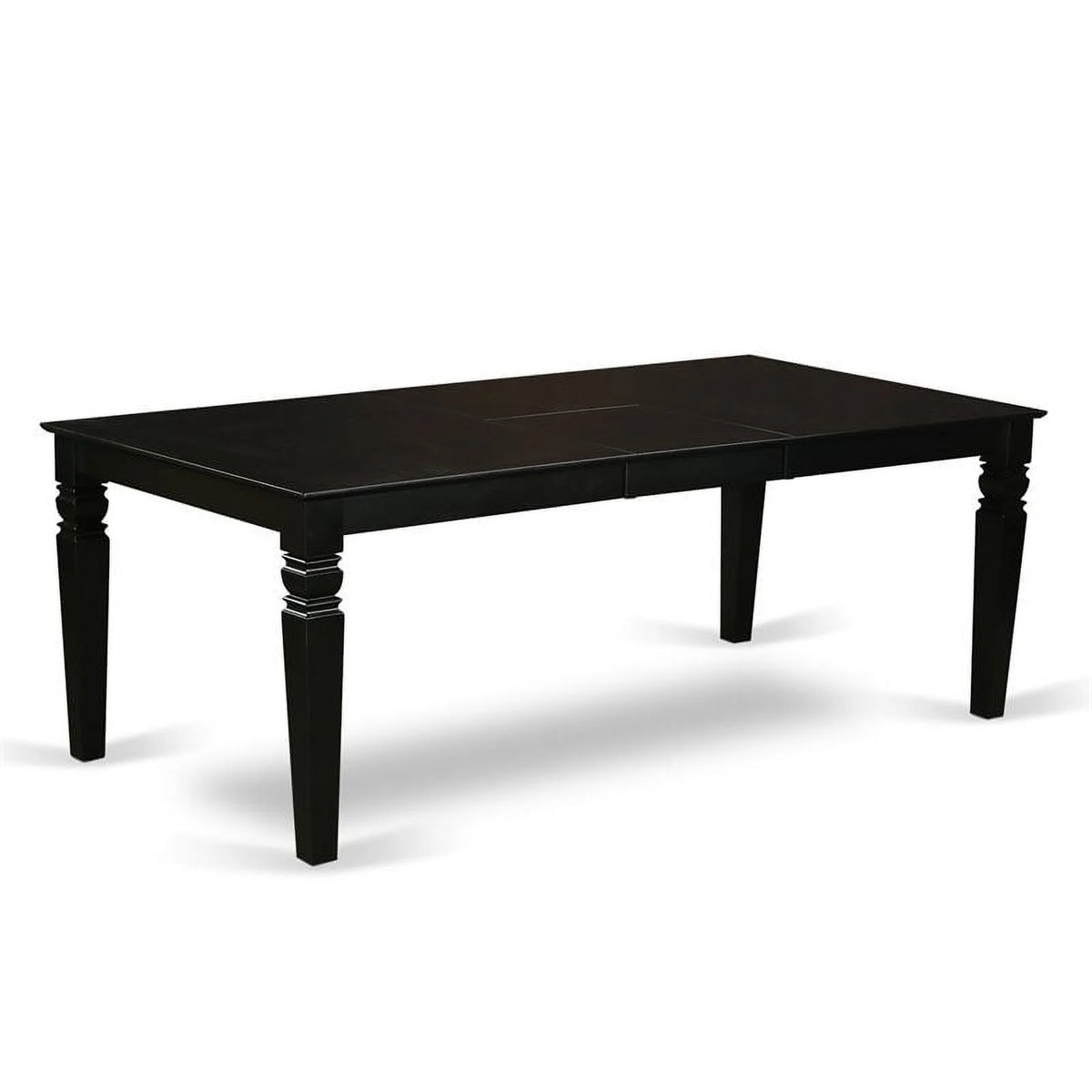 9 Piece Black Wood Dining Table Set H168214