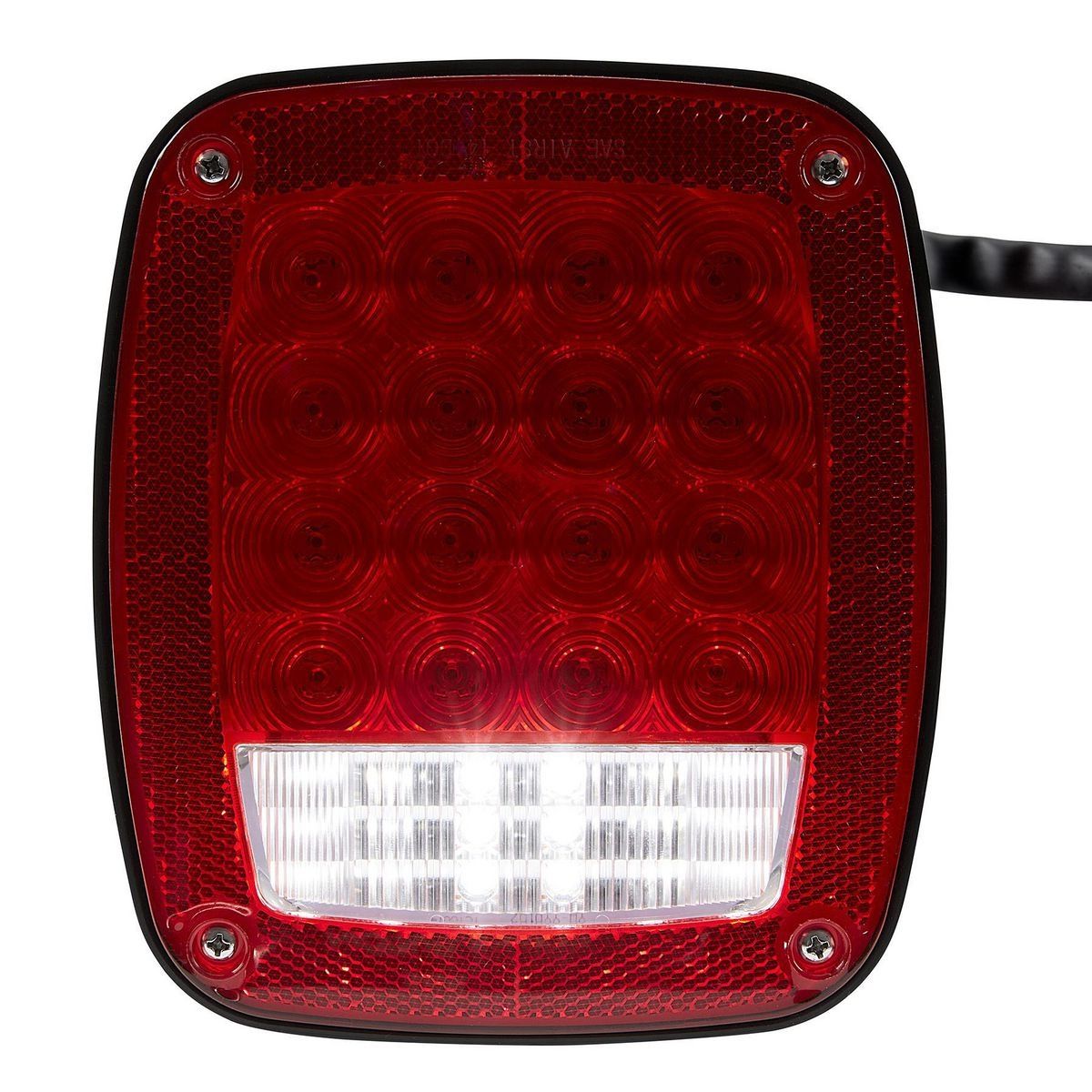 LED Rectangular 6 Function Tail Signal Light F8564