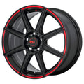 Satin Black 18x8 35 mm Wheel A3627