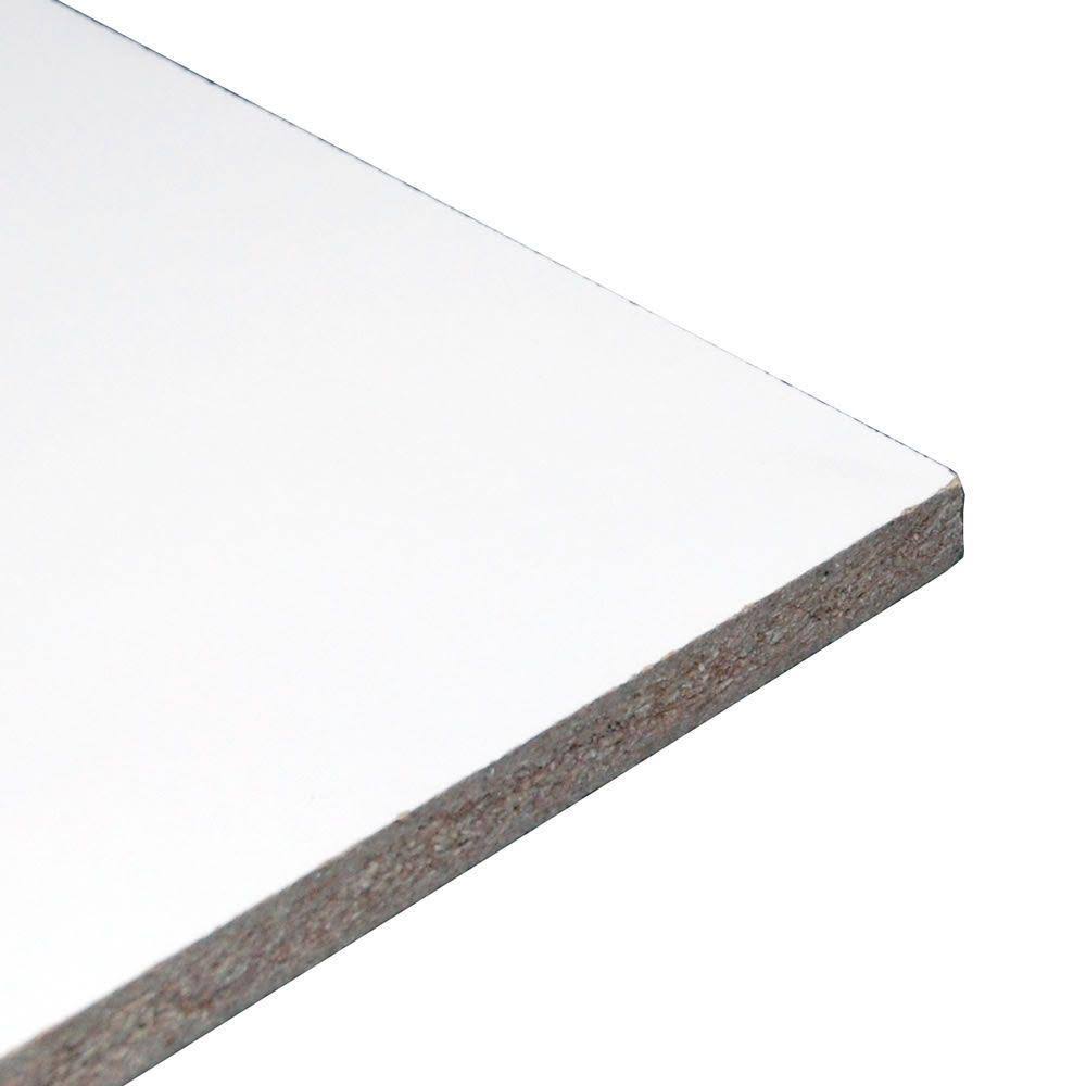5 Shelves White Laminated Board Boltless Office Shelving I70944