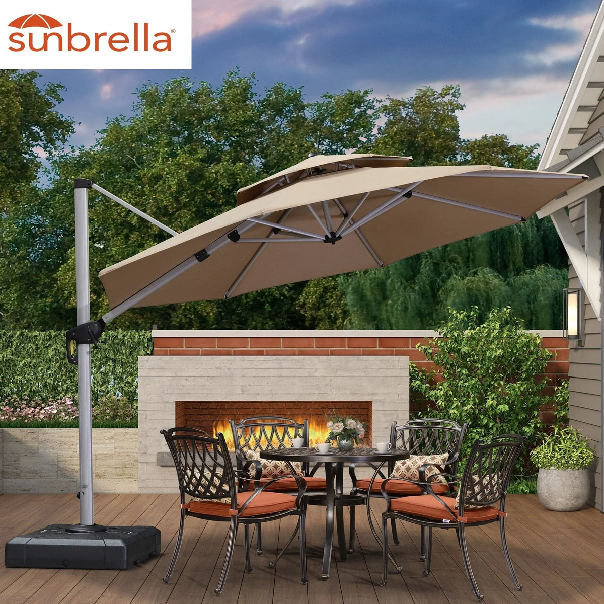 11ft Round Patio Umbrella I77313