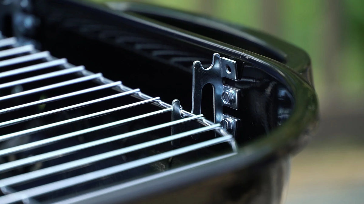 Portable Steel Charcoal Grill in Blue F8553