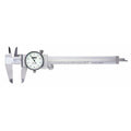 Dial Caliper, 0-6 Range, White, 1-1/2 Jaw Y34711