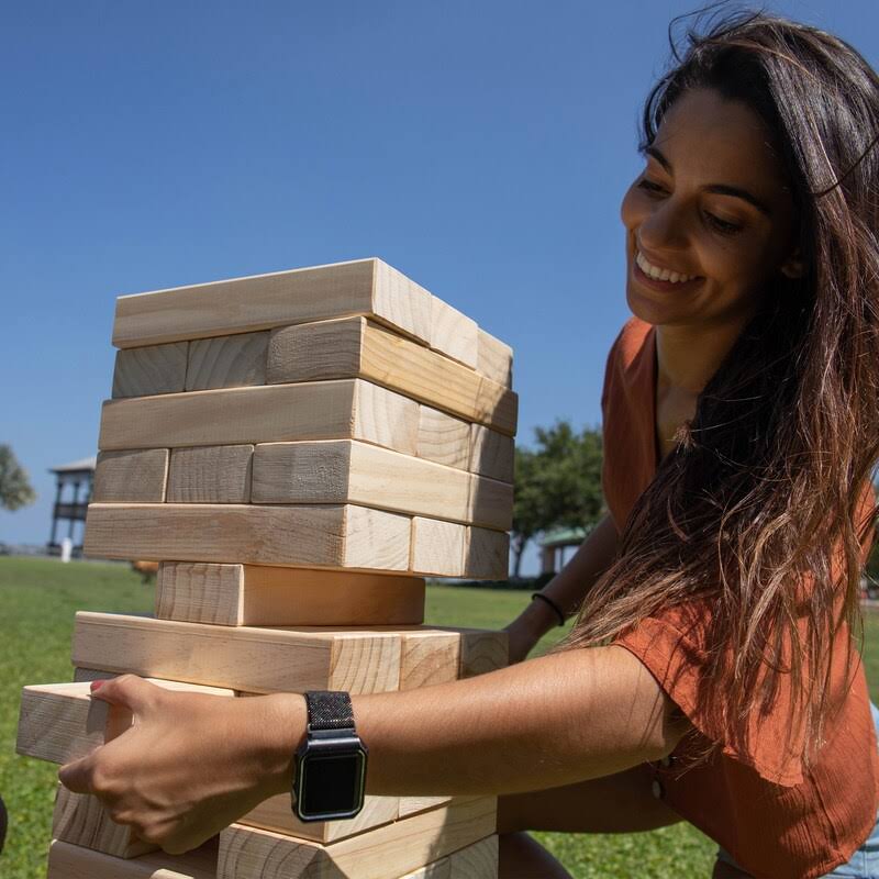 Giant Wooden Tumble Tower Game S406