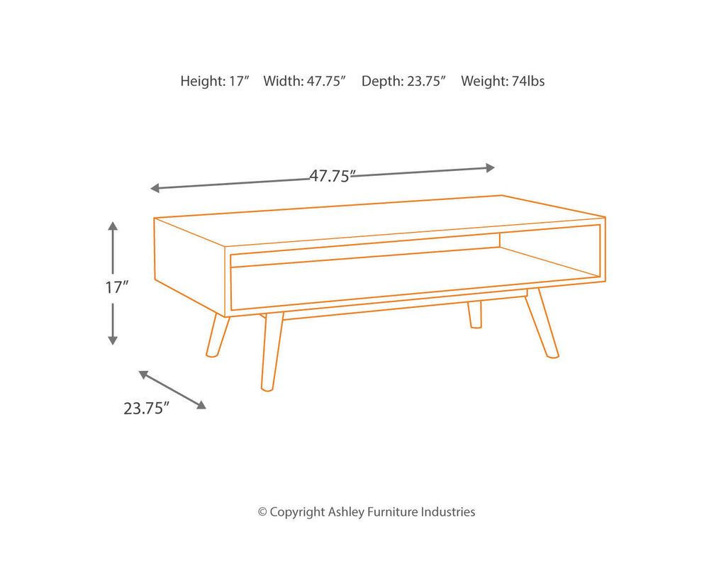 Dark Brown Coffee Table W642083