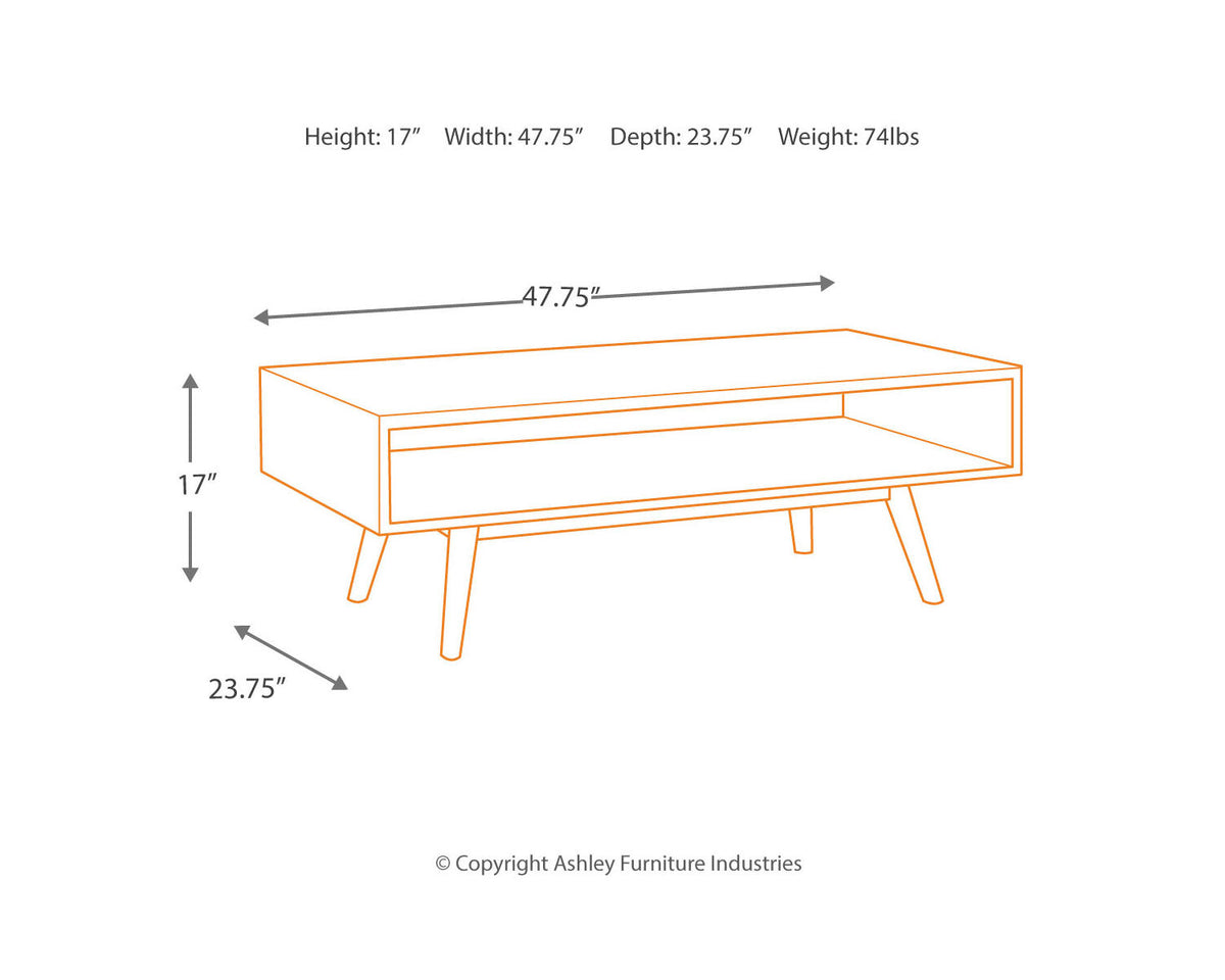 Dark Brown Coffee Table W642083