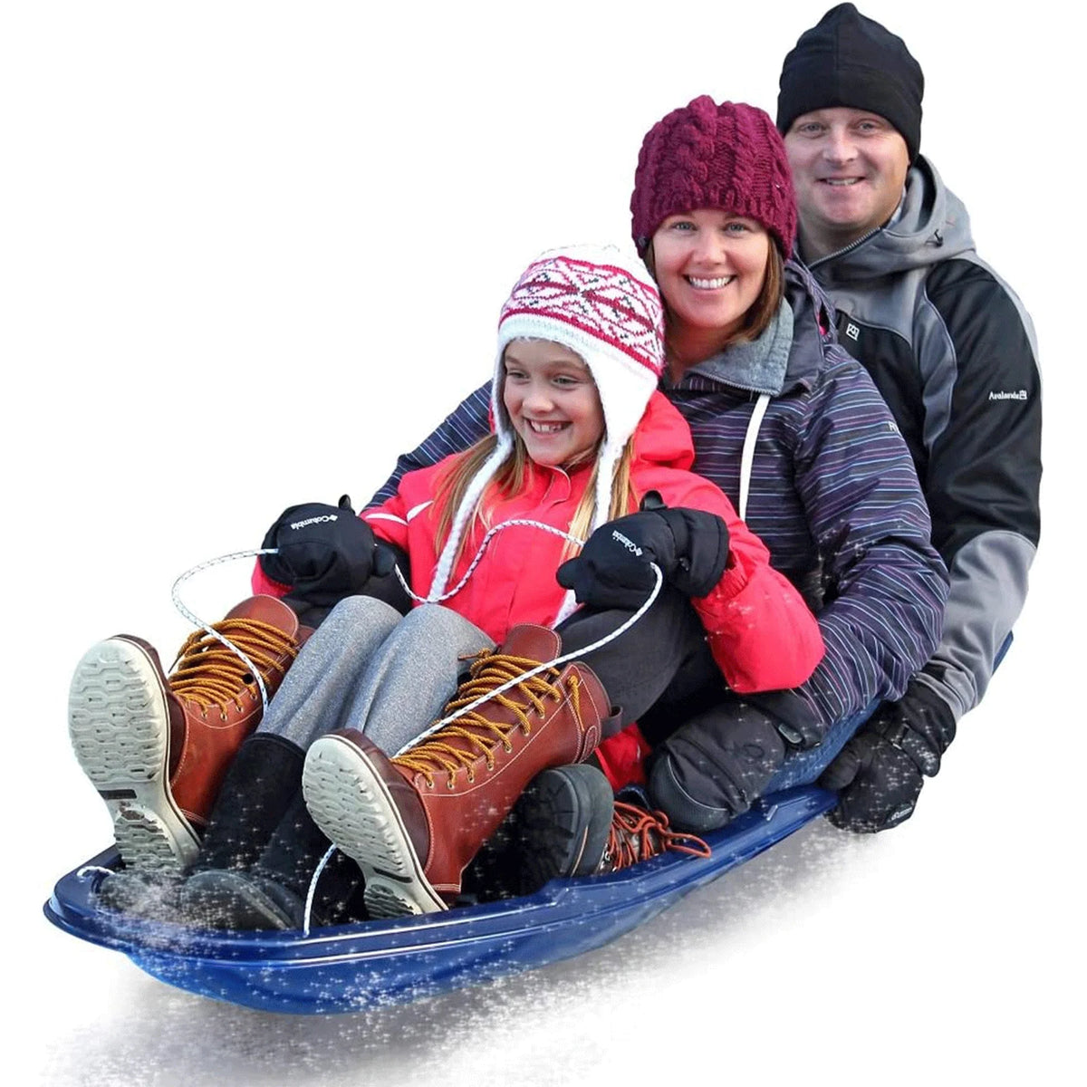 Winter Trek 66" Utility Snow Sled with Tow Rope J700529
