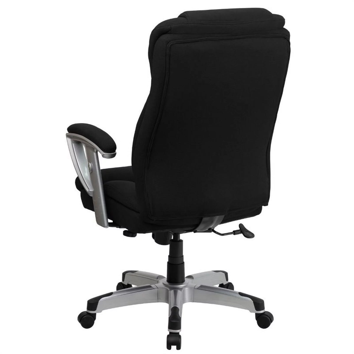 Black Fabric Office Chair with Arms K252