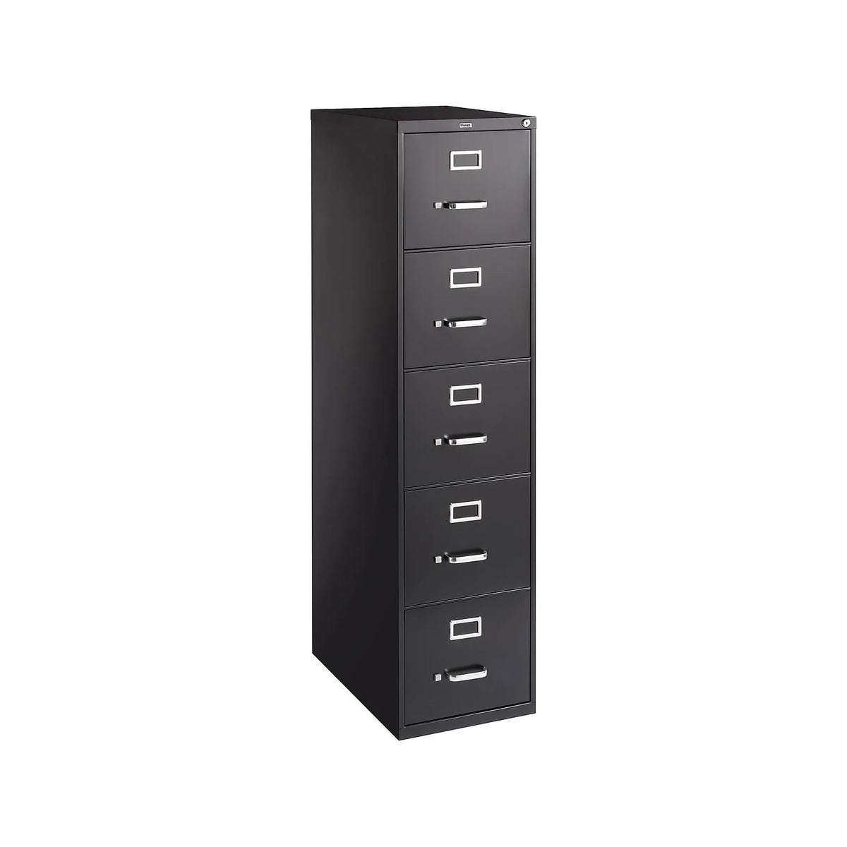 Black 5 Drawer Letter Vertical File Cabinet Z440