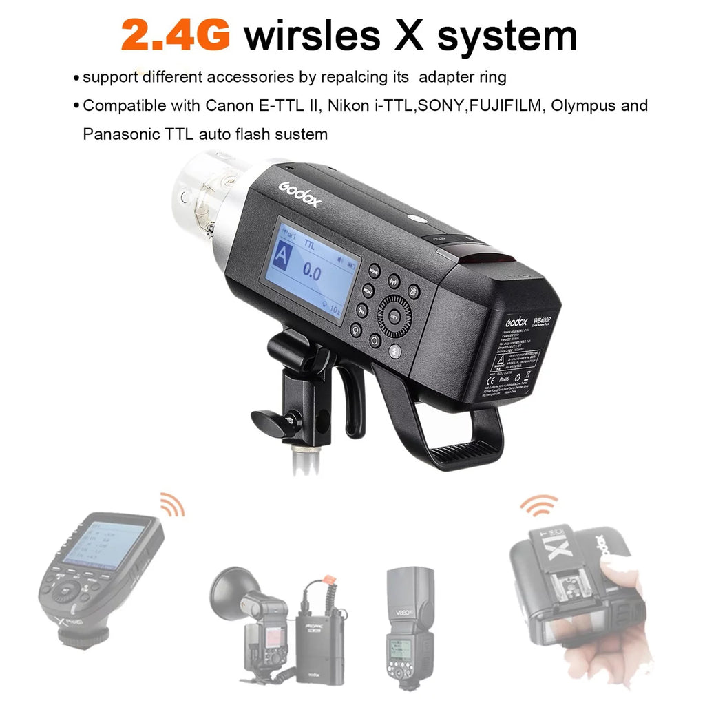 400W TTL Flash with 60cm Softbox T106