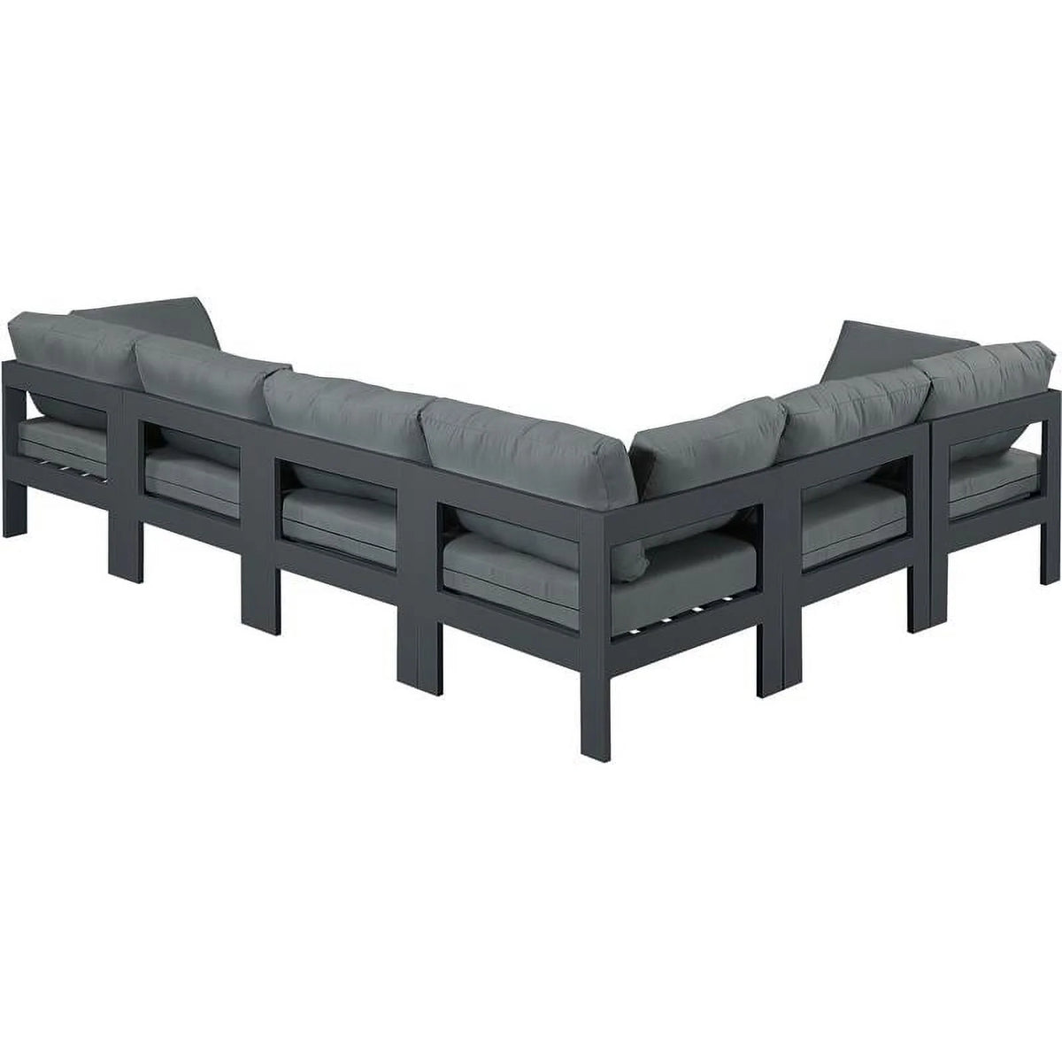 Grey Outdoor Patio Modular Sectional B447