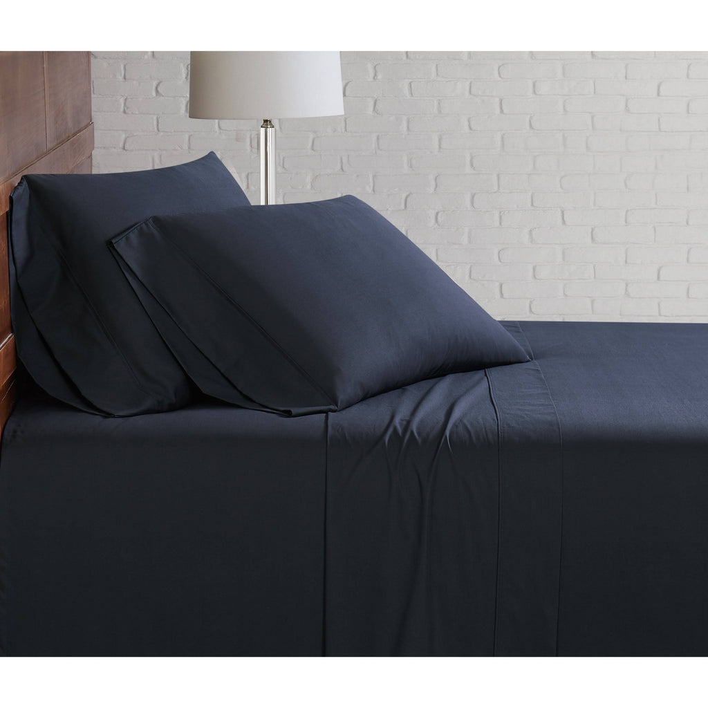Burgundy Queen Cotton Sheet Set U4083