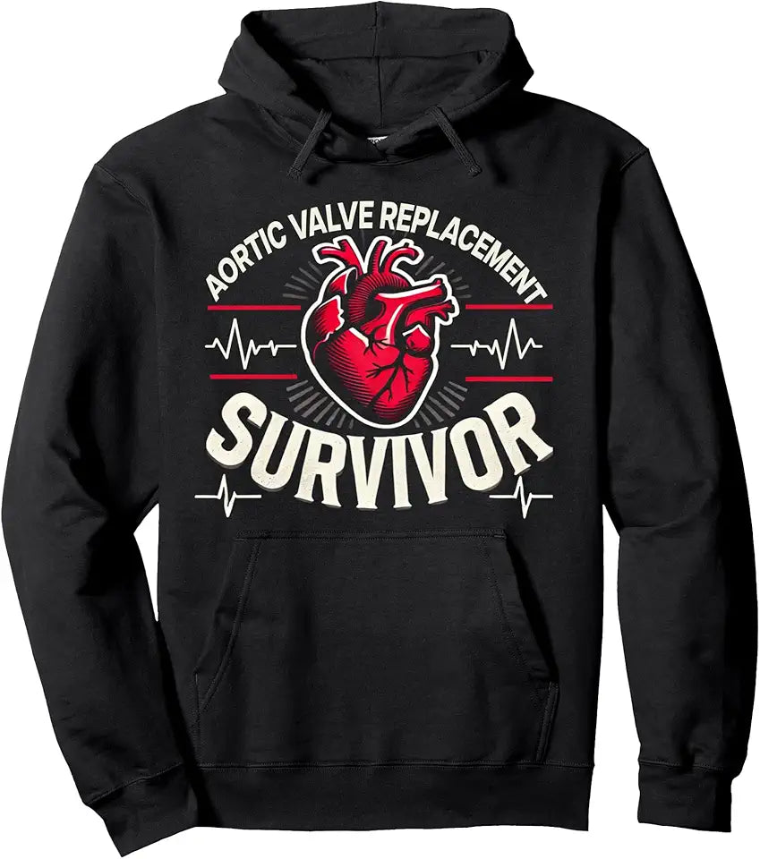 Get Well Soon Aortic Valve Replacement Survivor Recovery Pullover Hoodie P69496