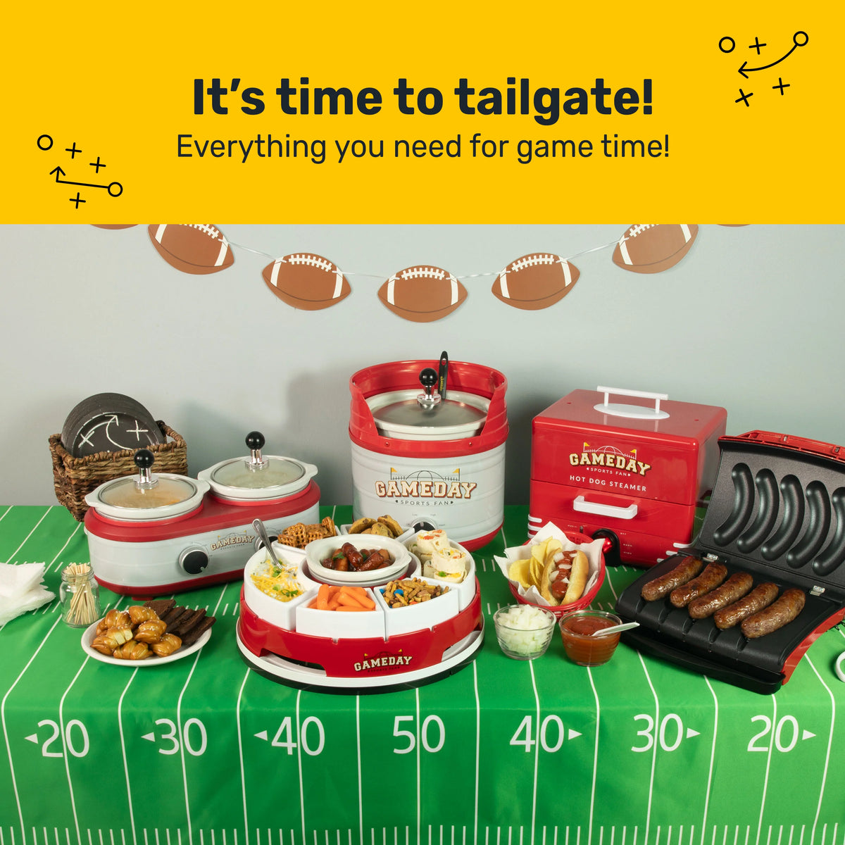 5 Link Electric Sausage and Brat Grill with Oil Drip Tray W33332