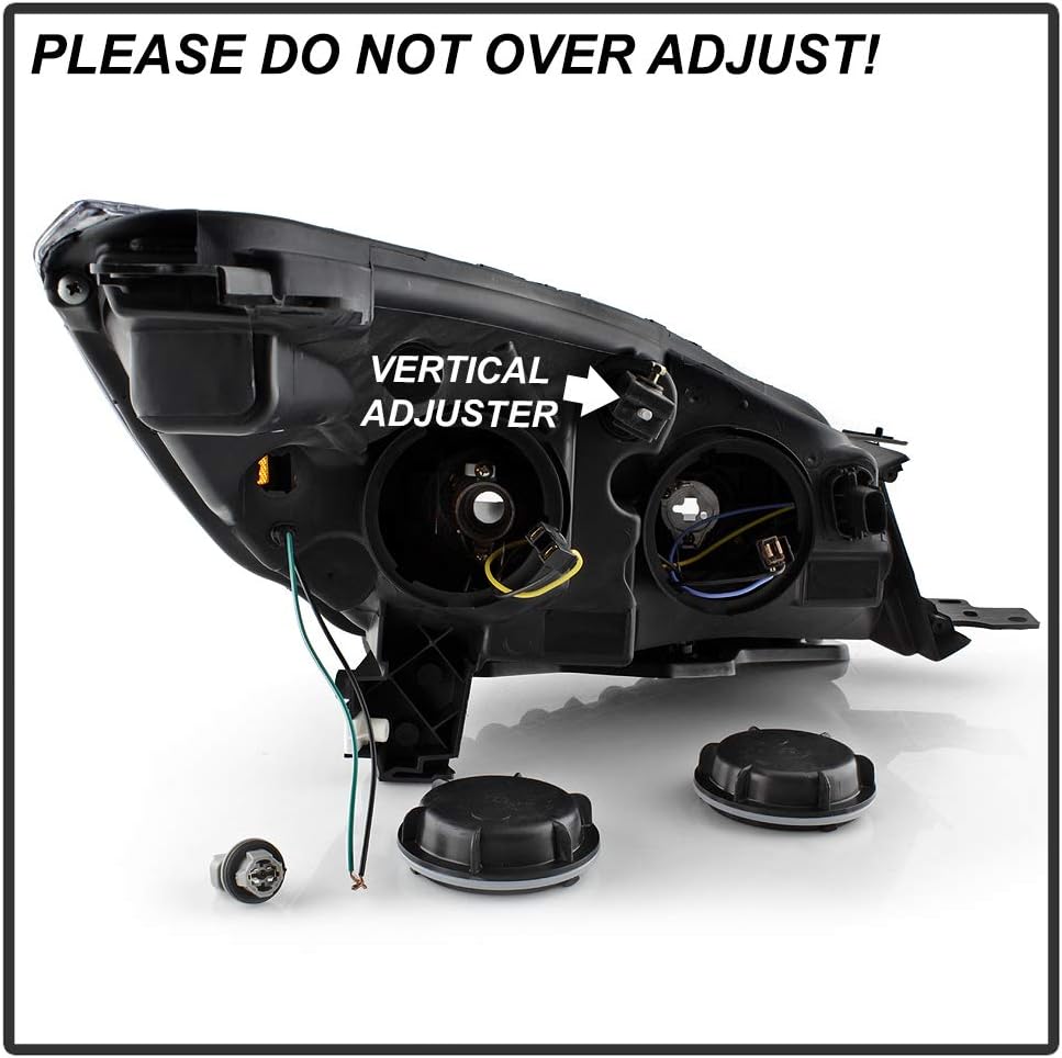 Black Projector Headlights Headlamps B29049