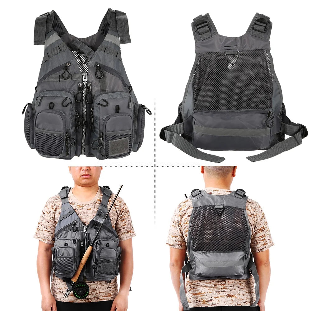 Padded Fishing Life Jacket Floatation Device B3922