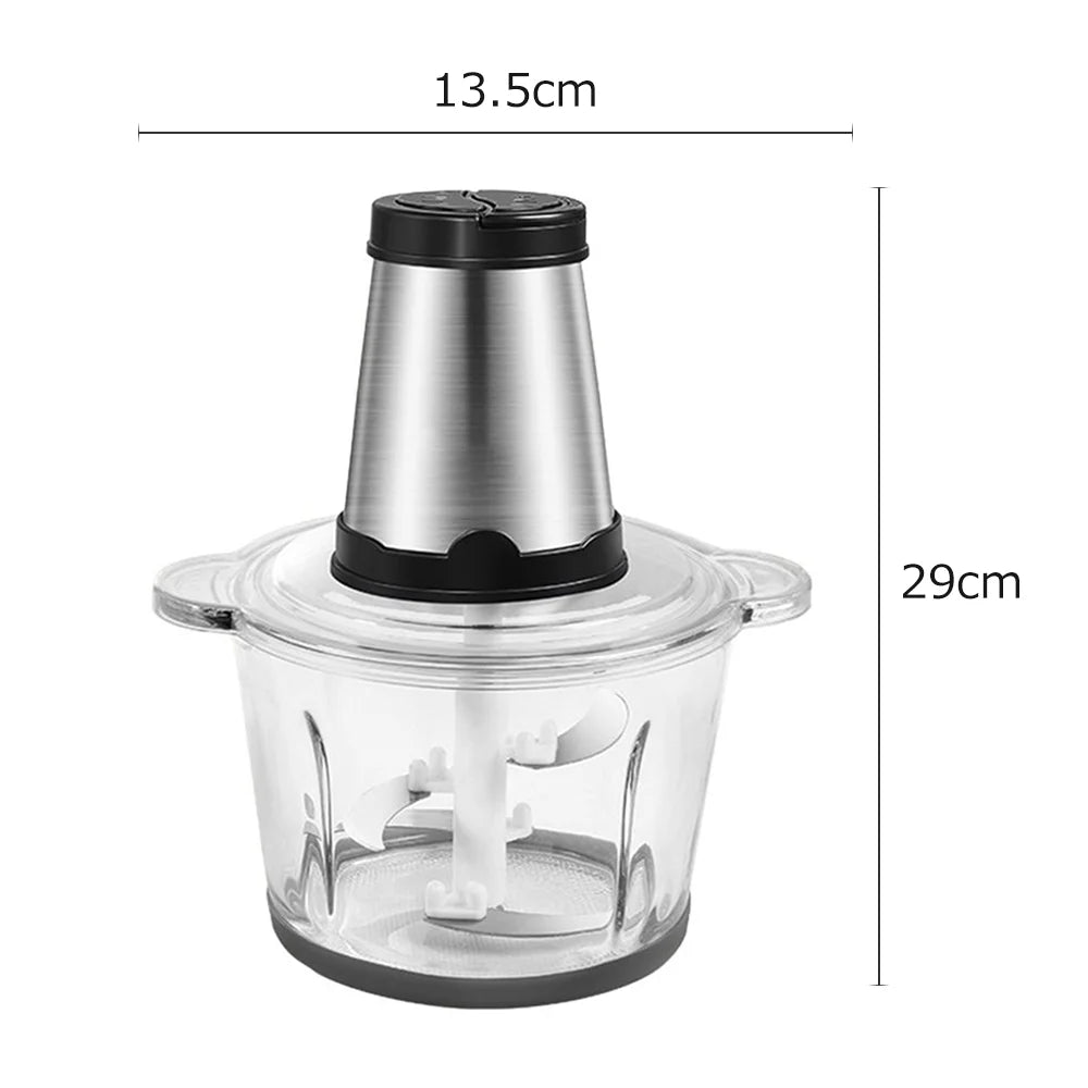 300 Watts 2L Stainless Steel Electric Food Processor J887