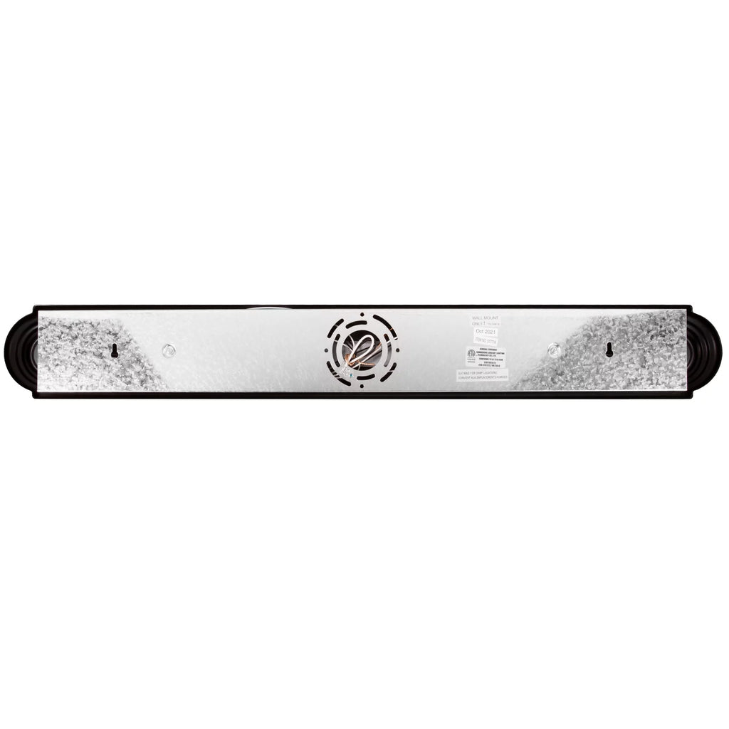 Oil Rubbed Bronze 4-Light Vanity Light with Frosted Glass C748471