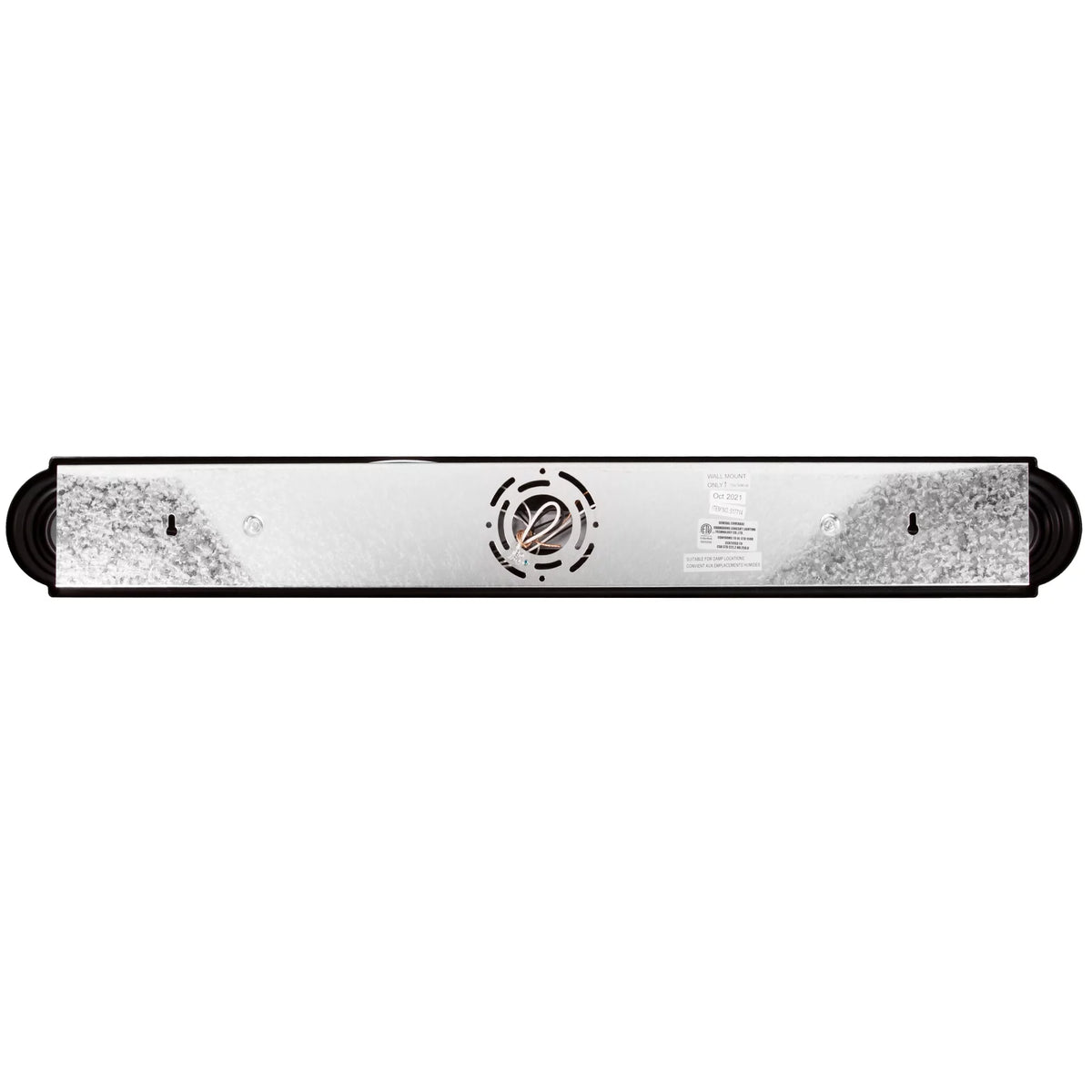 Oil Rubbed Bronze 4-Light Vanity Light with Frosted Glass C748471