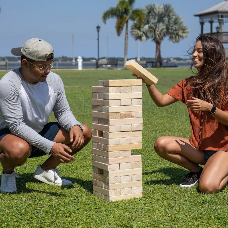 Giant Wooden Tumble Tower Game Y98050