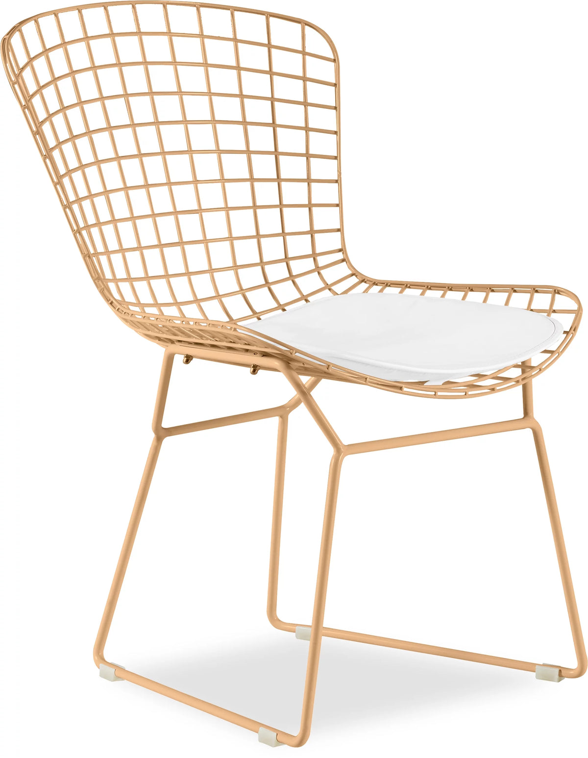 French Gold Wire Dining Side Chair Set of 2 S1087