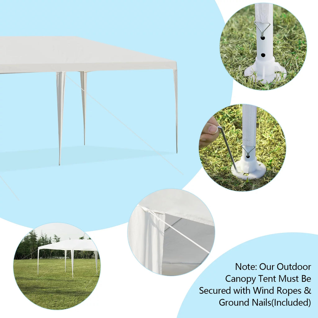 10'x30' Heavy Duty Pavilion 5 Sidewall Canopy L39686
