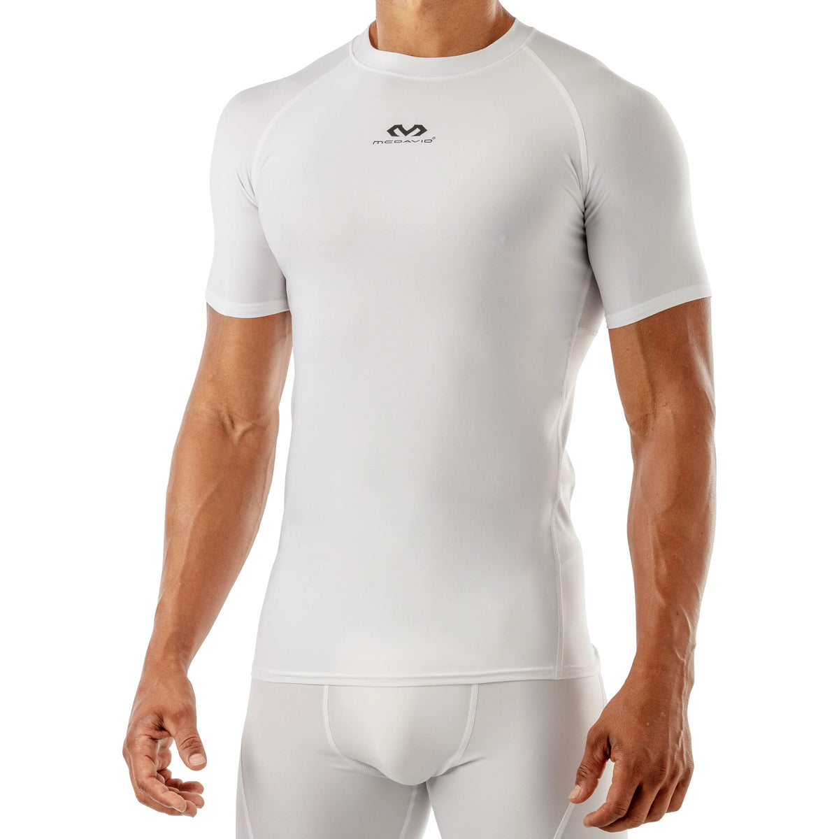 Black Short Sleeves Compression Shirt D482094