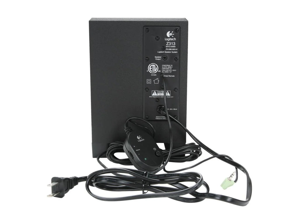 2.1 Multimedia Speaker System with Subwoofer Black I64504