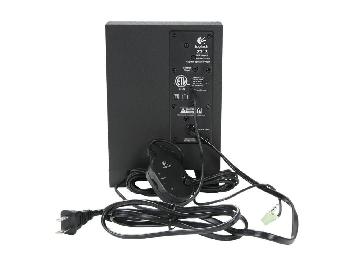 2.1 Multimedia Speaker System with Subwoofer Black I64504