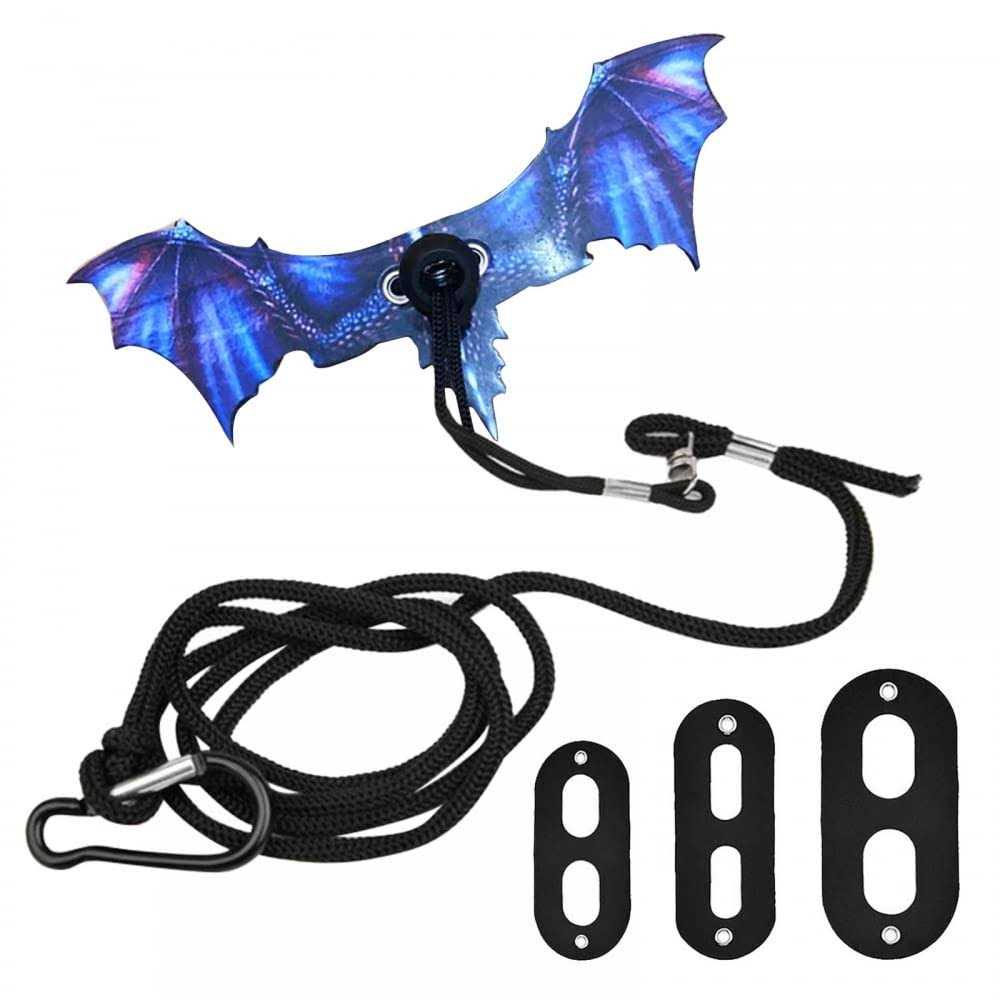 Adjustable Portable Reptile Leash with Wings E650555