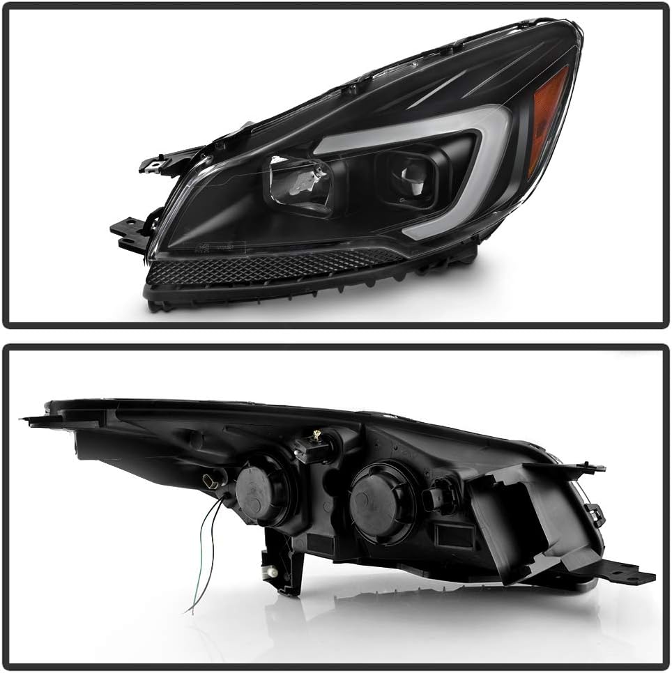 Black Projector Headlights Headlamps B29049