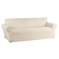 Boucle Stretch-to-Fit Fabric Sofa Slipcover, 1-Piece, Beige A446540