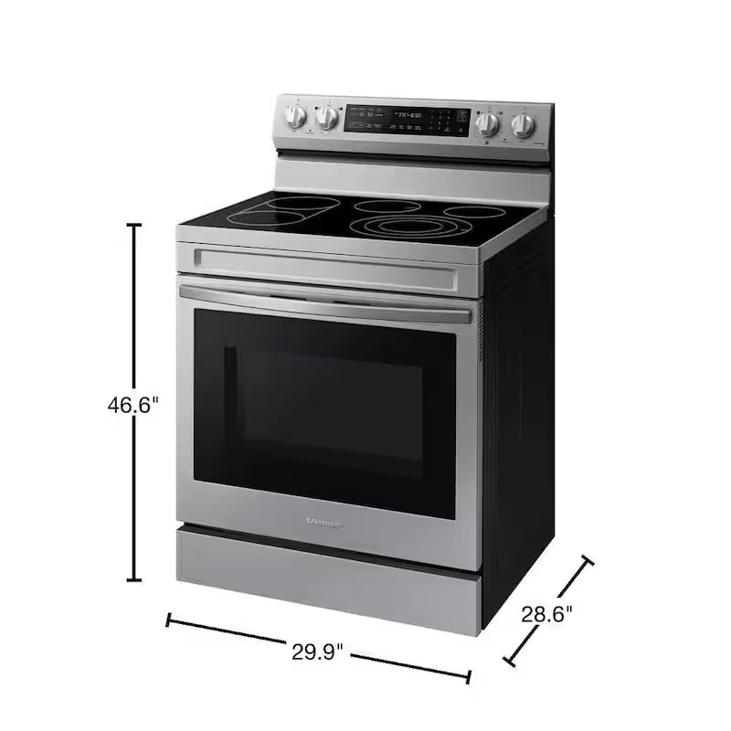 6.3 cu. ft. Convection Electric Range with AirFry in Stainless Steel O88425