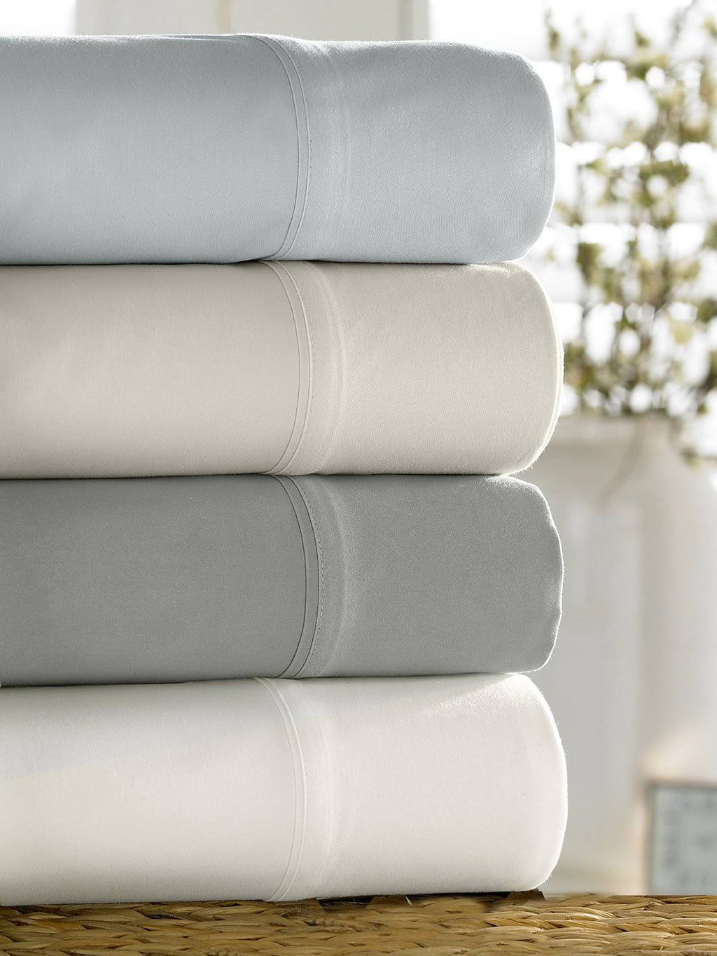 White Queen Fitted Bamboo Sheet Y5555