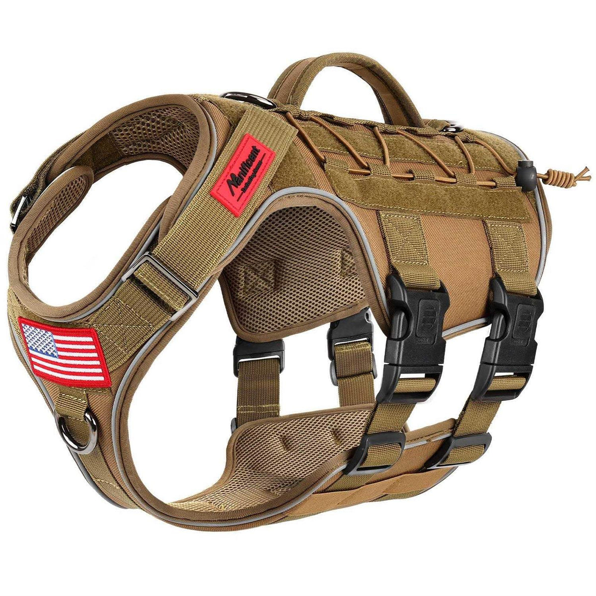 Tactical Dog Harness Reflective No Pull with Handle Z976
