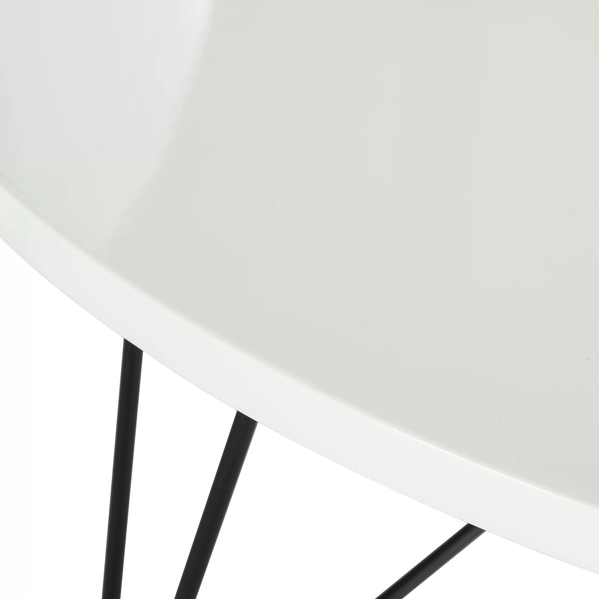 White Round Coffee Table P6925