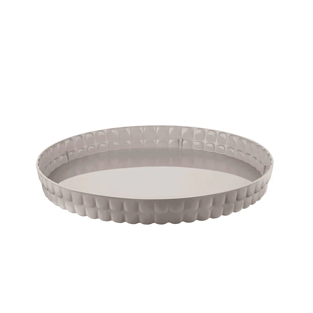Round tray Taupe A93310