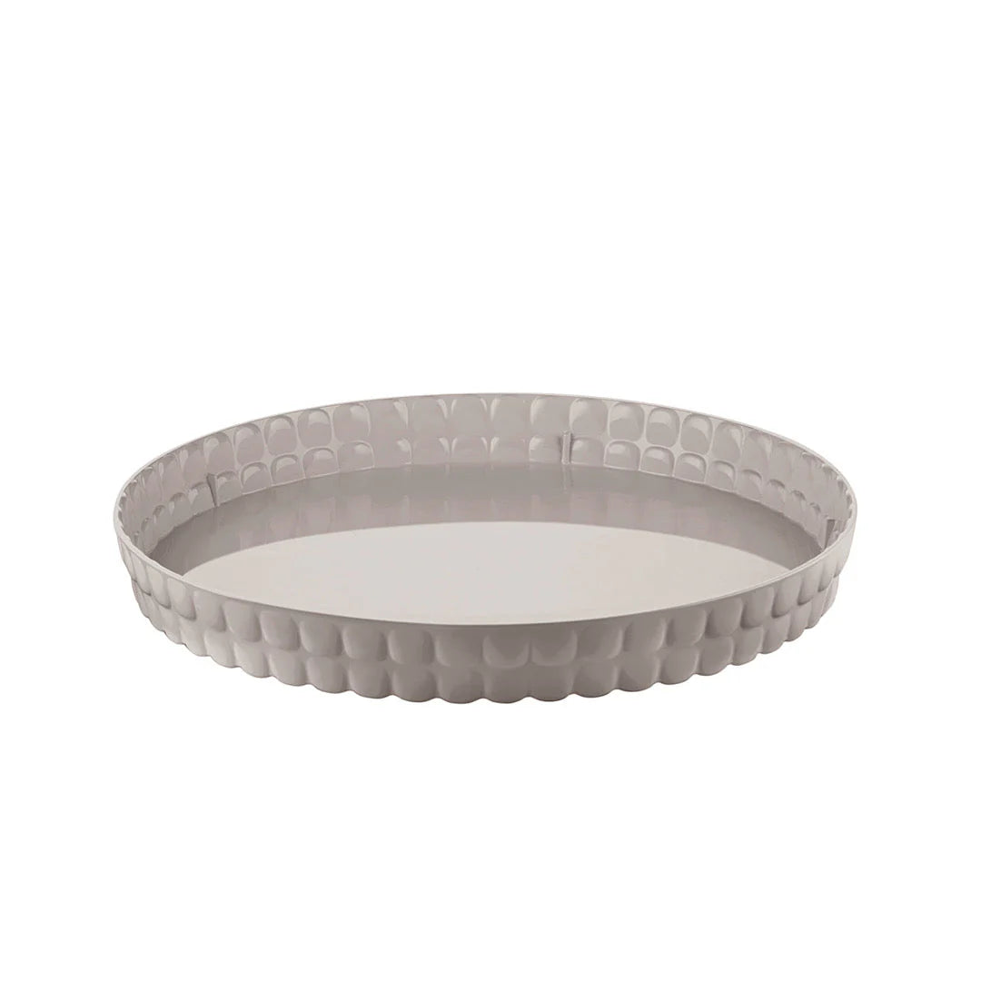 Round tray Taupe A93310