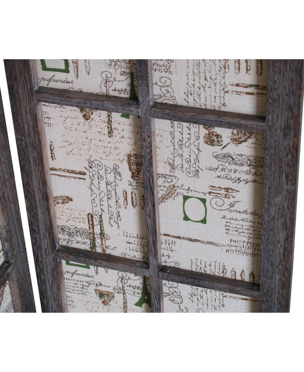 Brown Folding Room Divider Screen C1084