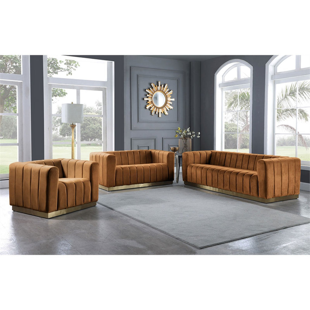Saddle Velvet Sofa K514