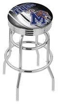 Chrome Double Ring Bar Stool K355