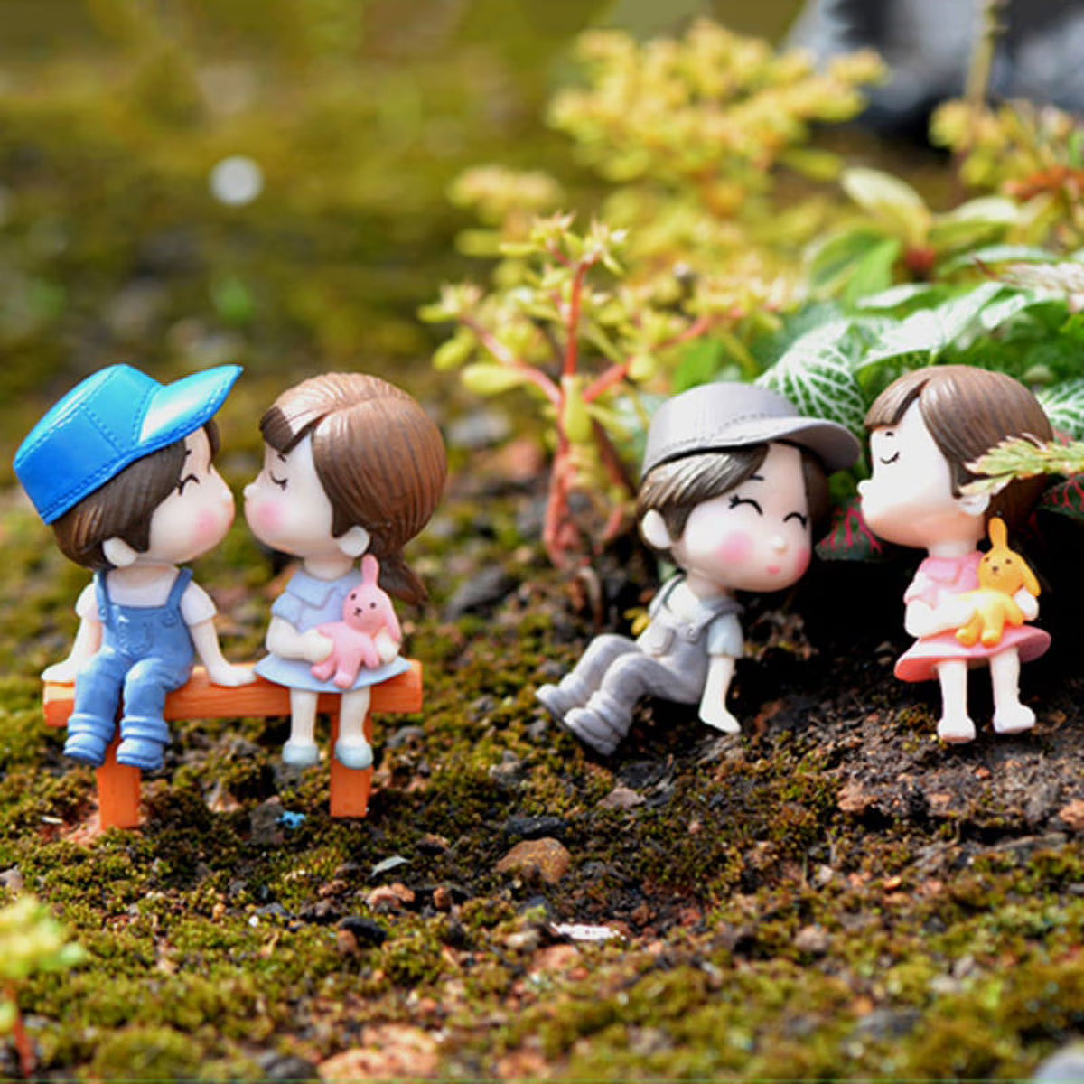 3Pcs/Set Miniature Doll Figurine T2586