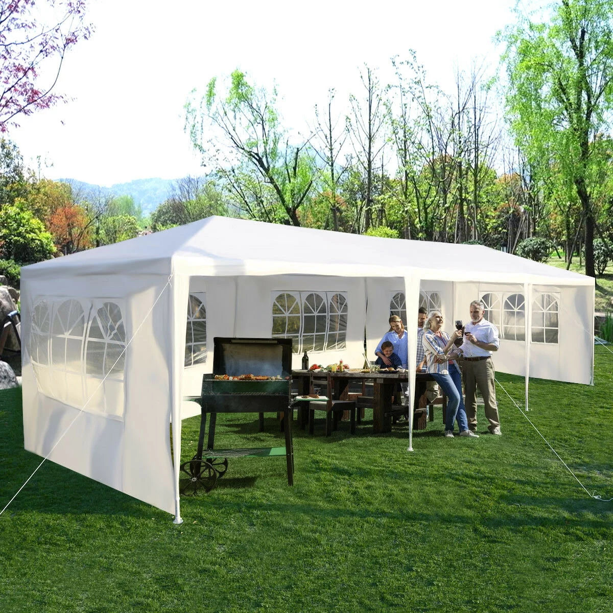 10'x30' Heavy Duty Pavilion 5 Sidewall Canopy L39686
