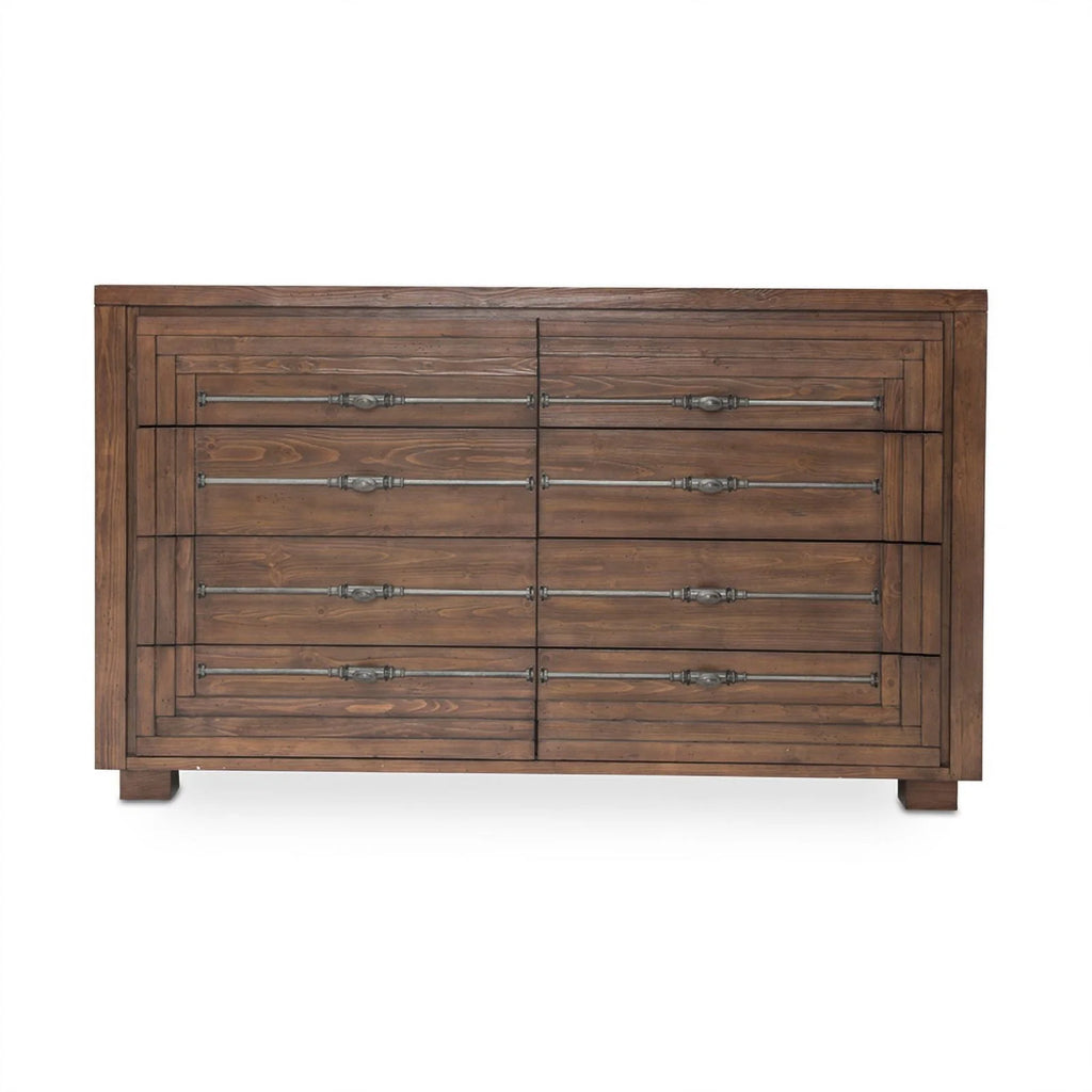 Wood Dresser in Rustic Ranch Brown A92709